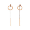 Tassel Earings Round Circle Earrings Long Earring Fashion Jewelry for Women