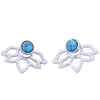 National Style Jewelry Female Models  Retro Flowers  Earrings